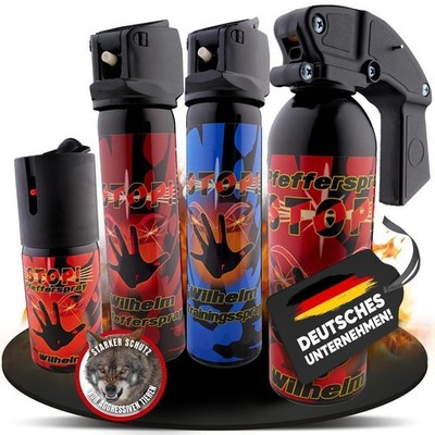 Wilhelm Pfefferspray Tierabwehr Selbstverteidigung CS KO Spray Training