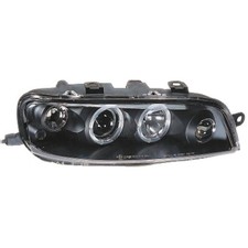 Kit fari per Fiat Punto II 2 188 anno 05.99-06.03 Angel Eyes chiaro/nero