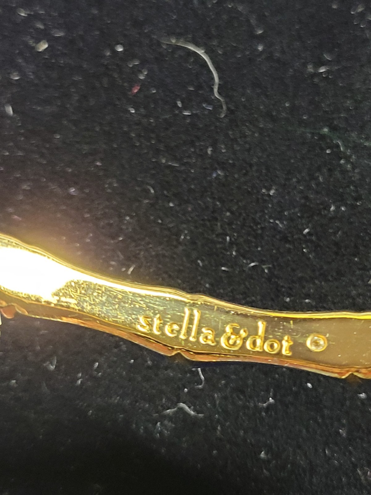 2 Signed Stella & Dot Bangle Bracelets - image 5