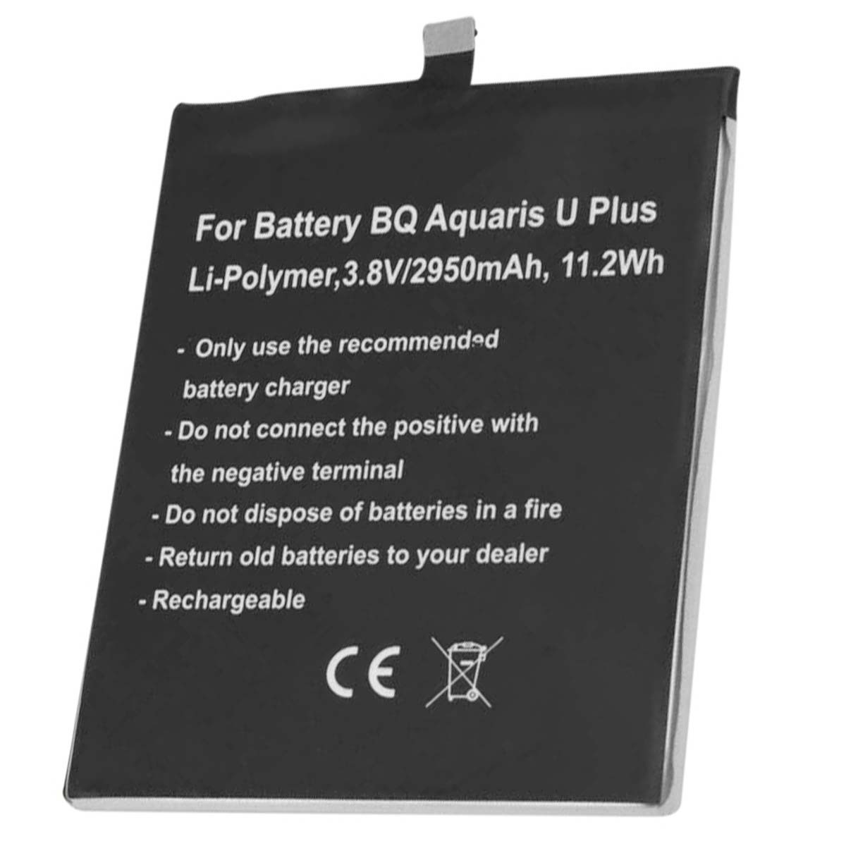 Batterie BQ Aquaris U de rechange pour corriger les coupures coupables et écrans noirs