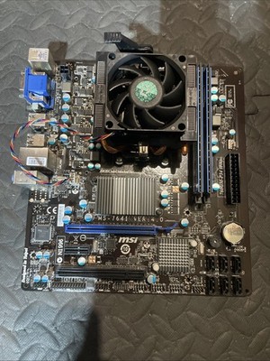 MSI MS-7641 Ver 4.0 LGA1155 Motherboard CPU Cooler 16GB DDR3 Patriot 1600MHz RAM