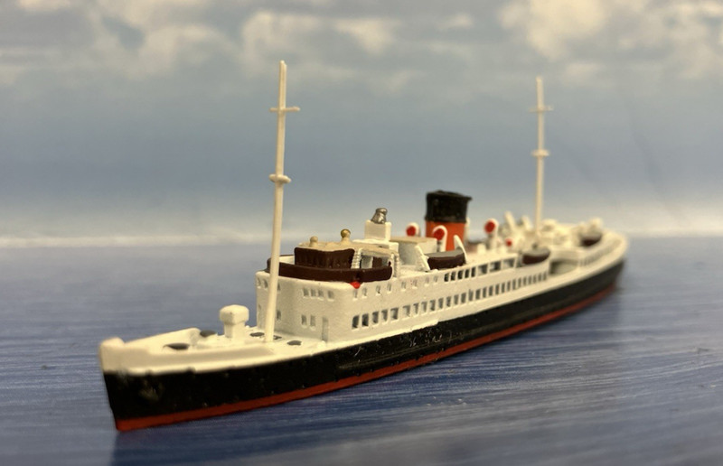 Mercator SM-01 MANXMAN  1/1250 Isle of Man Ferry UK 1955-2012 metal shipmodel #2