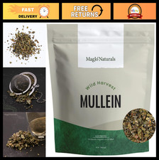 Mullein Leaf Cut  Sifted Tea - Wild-Crafted Herbal Remedy, 16 oz Gordolobo