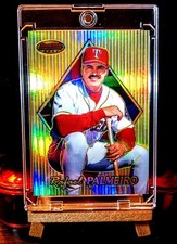 Rafael Palmeiro 1999 Bowmans Best #54 Rangers Gold Refractor 289/400 (NM-M) ✨✨✨✨