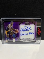 Magic Johnson Inscriptions Auto Mhi-mj5 150 Bird Vs Magic 2024 Leaf Metal Magic Johnson Inscriptions Auto Mhi-mj5 150 Bird Vs Magic 2024 Leaf Metal