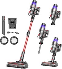 50KPa Ultenic U16 Cordless Vacuum Cleaner 600W/60Mins Bendable Wand Pet Hair UK