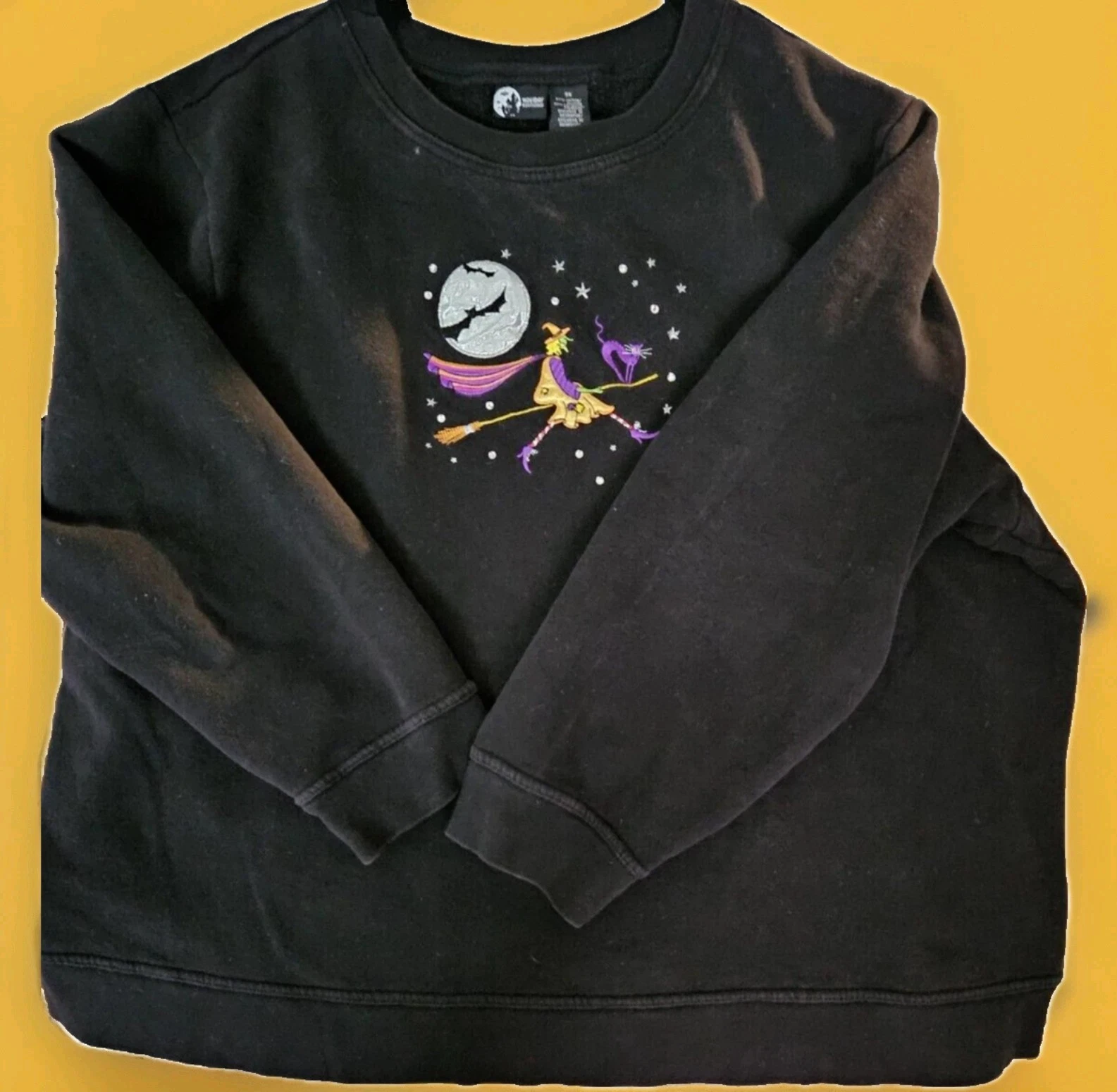 Vintage Halloween Black Sweatshirt Holiday Editions Women' 3x Pre-owned