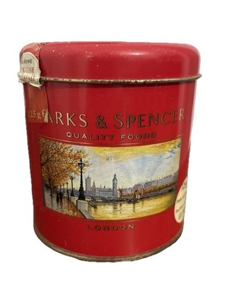 Vintage Marks & Spencer Metal Tim Sealed 1995 Loose English Breakfast Tea