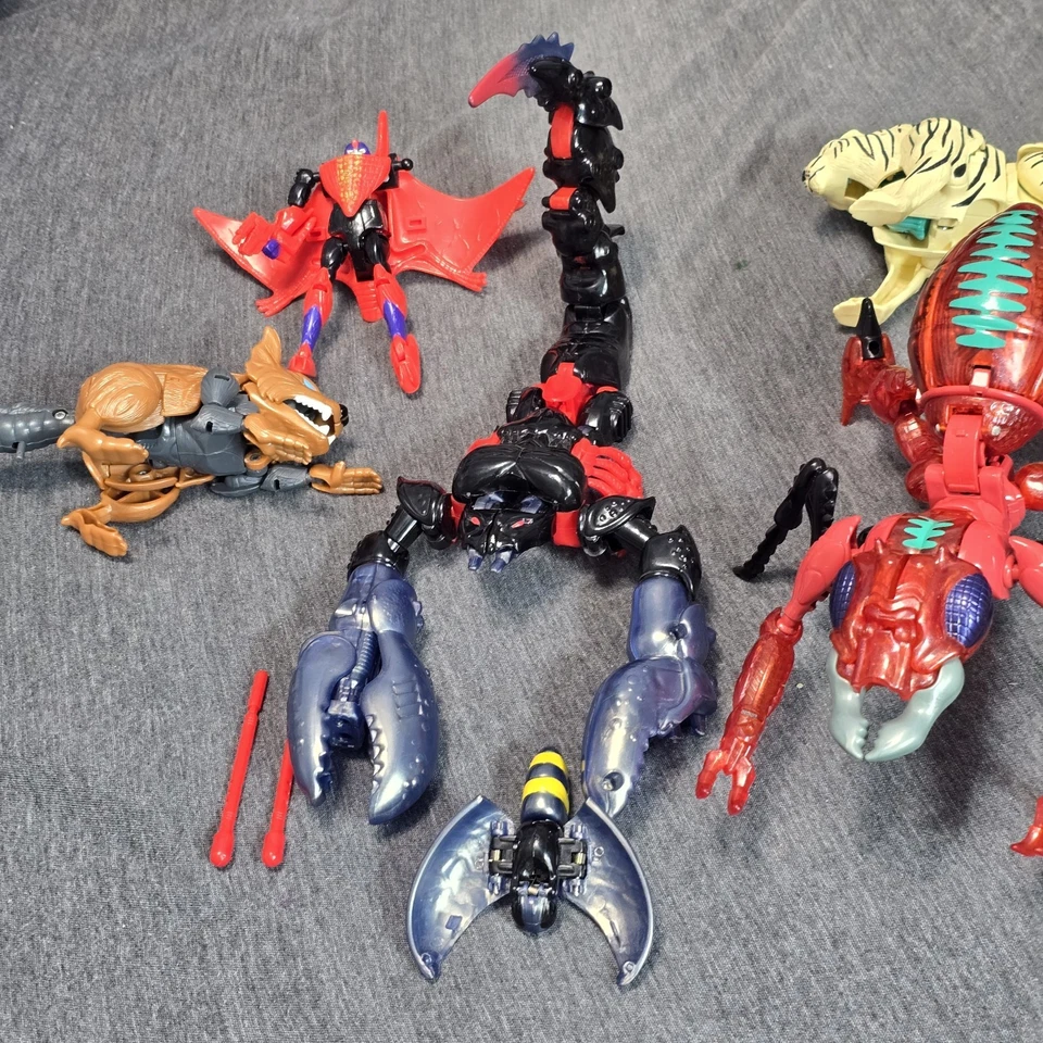 Transformers Beast Wars Lot Of 6 Inferno Scorponok Snarl & More Near Complete - Image 4 of 4