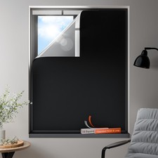 100 Blackout Curtains, Portable No Drill Window Shades, DIY Blackout Window ...