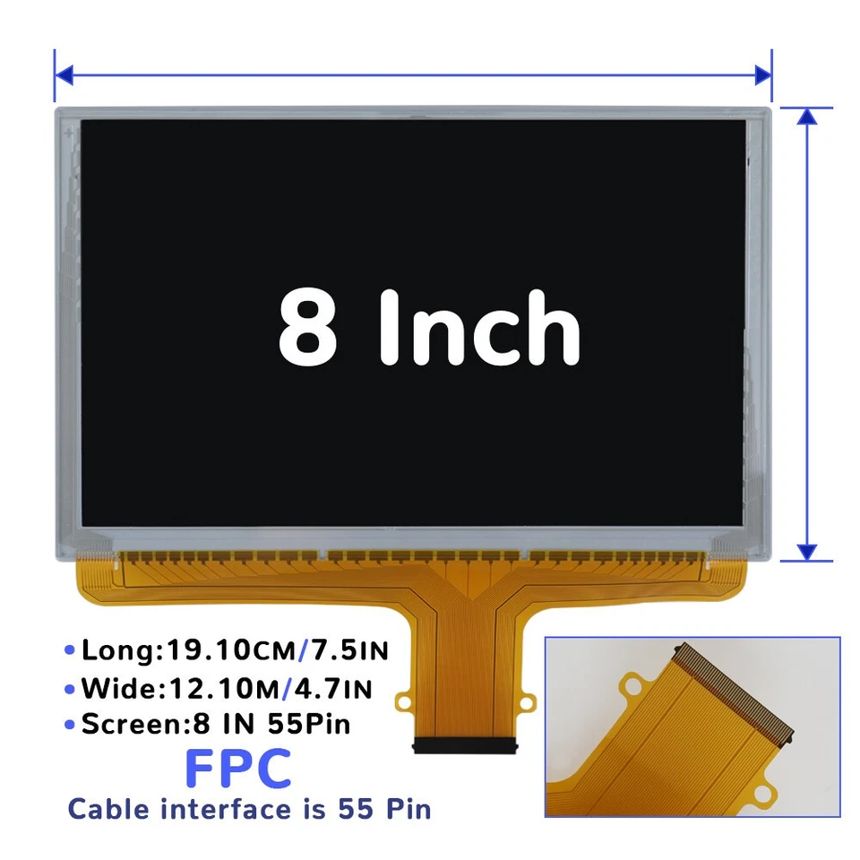 8" LCD Touch Screen GLASS Display For 2015-2018 Chevrolet GMC MYLINK REPLACEMENT - Image 4 of 4