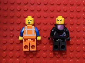 The LEGO Movie minifigures Emmet + Wyldstyle Lot of 2 