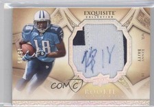 2009 Exquisite Collection Silver Holofoil 15/99 Kenny Britt #171 Patch Auto 0o9