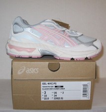 New Asics Kids GEL-NYC PS Glacier Grey/Coneflower Sneakers US Size 3