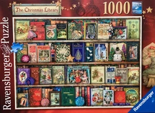 Ravensburger 1000 pc The Christmas Library by Aimee Stewart jigsaw puzzle NIB