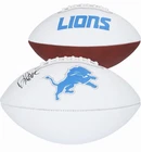 David Montgomery Autographed Detroit Lions Logo Football - Beckett W Hologram