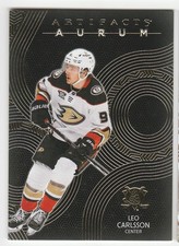 HOCKEY NHL 24 /25 UD ARTIFACTS AURUM  LEO CARLSSON ANAHEIM DUCKS #A-LC