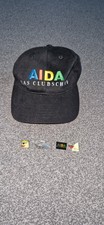 AIDA Cruises Das Clubschiff Kreuzfahrt Fanpaket 4 Pins 1 Cap M&uuml;tze Schwarz