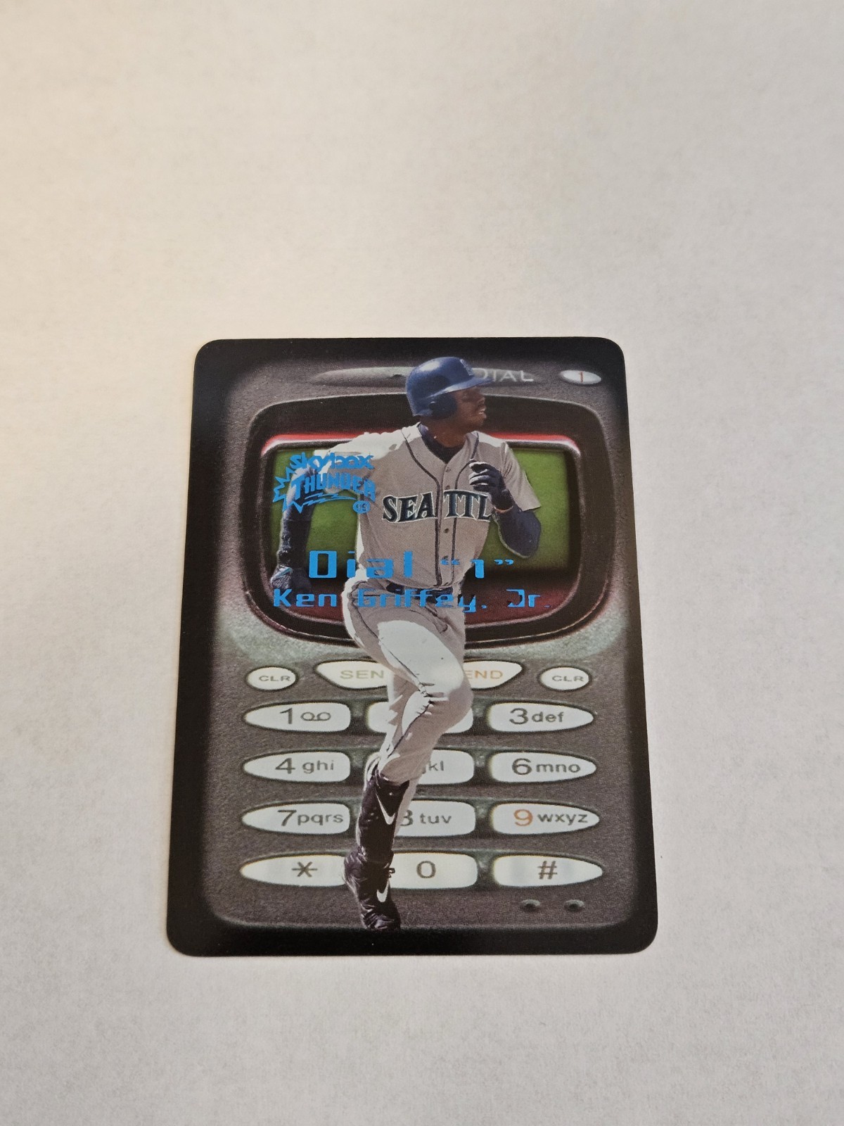 Ken Griffey Jr 1999 Skybox Thunder Dial 1 - Mariners HOF