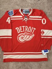 NWT Reebok Detroit Red Wings 2014 Winter Classic Henrik Zetterberg Jersey XL