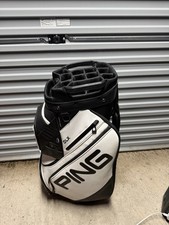 Ping DLX Golf Cart Bag 2025 White and Black 14 Way Divider All Zips Work