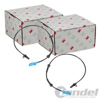 2X NK ABS-SENSOR Raddrehzahl Hinten Passend FüR CitroËN C3 C4 DS3 DS DS