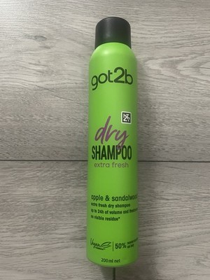got2b Extra Fresh Trockenshampoo 200ml - Apfel- & Sandelholzduft vegan ohne Rückstände