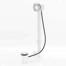 Maax 10022491 Chrome Tub Drain Kit With Overflow