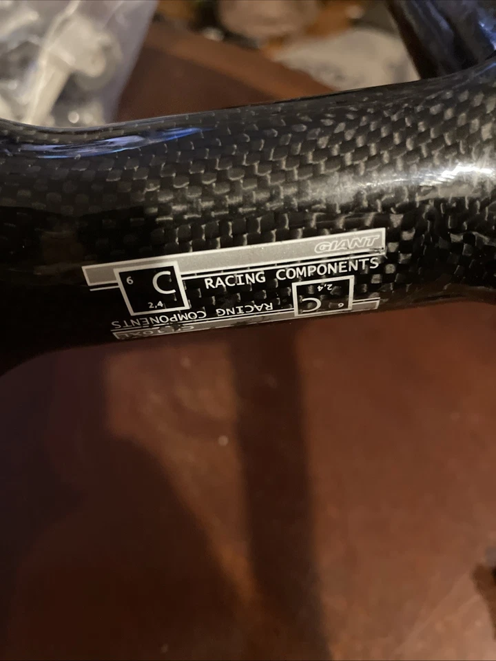 Combo de vástago de manillar gigante de fibra de carbono 42 cm 12 cm Foto 2 de 4