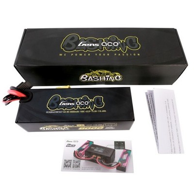 Gens Ace 4S 8000mah 100C 14.8v Bashing Pro G-tech Lipo Battery Pack w/ EC5 Plug