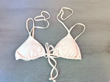 NEW pink  L SPACE swimsuit bikini top size XS