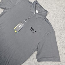 Callaway Opti Dri Polo Shirt Mens Medium Gray Striped Golf Performance New Other