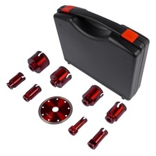 Set Diamant-Fliesenbohrkronen 8-teilig Fliesenbohrer Ø20 25 32 35 40 50 55 68 mm