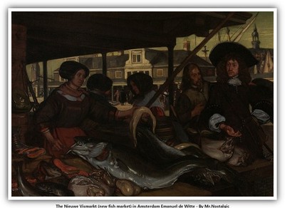The Nieuwe Vismarkt (new fish market) in Amsterdam Emanuel de Witte