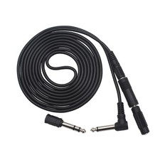 Straight to Right-Angled 6.35mm Jacks Audios Cord Balanced Interconnect Cord