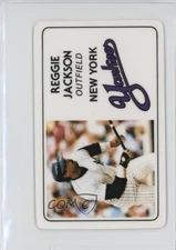 1981 Perma-Graphics/Topps Credit Cards Reggie Jackson #125-007 HOF