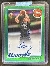 2025-26 Topps Chrome Cooper Flagg 1980-81 Auto Green Refractor RC SSP #/99
