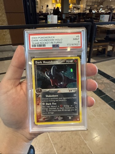 Dark Houndoom graded PSA 9 for sale on eBay