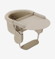 Lalo Hook-On High Chair with Attachable Silicone Tray - Oatmeal