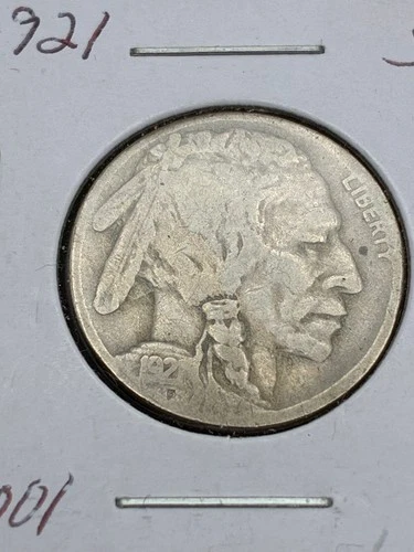 1921 - S Buffalo Nickel - Very Good -  $1.99 Shipping