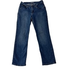 Riders by Lee Jeans Womens 8 P Classic Fit Straight Leg Medium Wash
