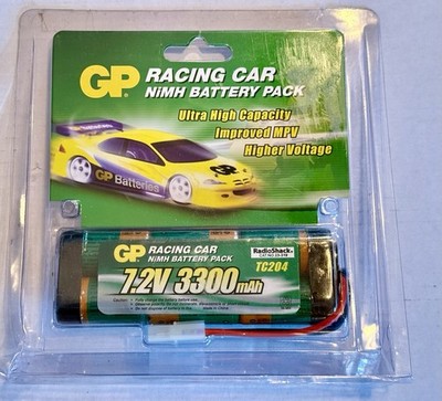 GP RadioShack Racing Car 7.2V 3300mAh NiMH Battery Pack 23 319 New Old Stock