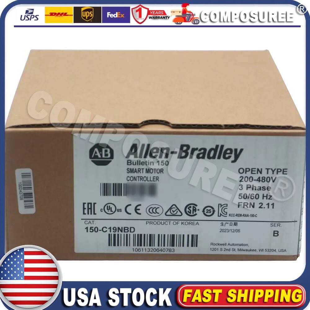 New Sealed Allen Bradley 150-C19NBD SMC-3 Smart Motor Controller US Free Tax