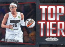 2025 Panini Prizm WNBA Insert Top Tier #1 Allisha Gray, Atlanta Dream