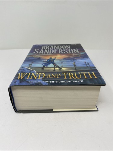 Wind and Truth Brandon Sanderson 1st Edition 1st Print 2024 Hardcover Stormlight - Picture 7 of 22