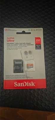SanDisk Ultra 256GB microSDXC Card UHS-I 150MBs SDSQUAC-256G-GN6MA w/Adapter NEW