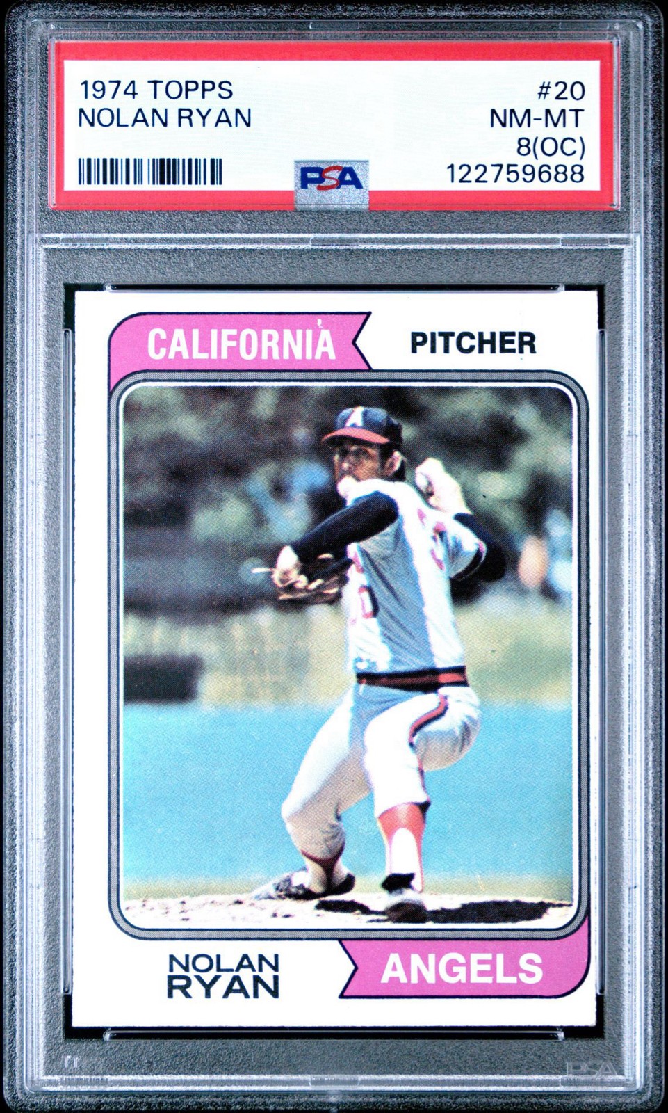 1974 Topps - Nolan Ryan #20 PSA 8