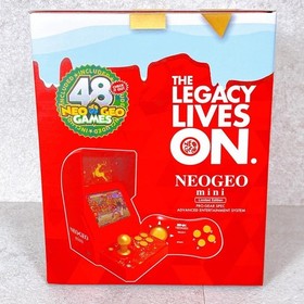 [New, unopened/stored] SNK NEOGEO Console + PAD mini Christmas Limited Edition