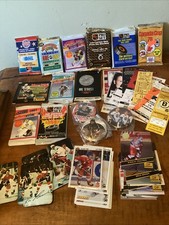 Huge All Hockey Lot -  Cards,  Tickets,  Packs, Pinback Buttons