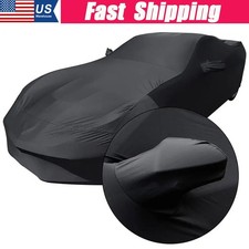 Indoor Car Cover Stretch Satin Scratch Dust Proof For Chevy Corvette C5 C6 C7